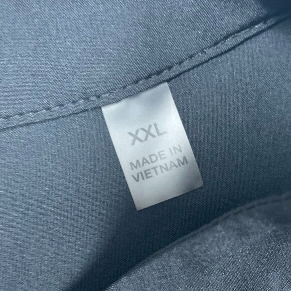 iRev Black Long Sleeve Blouse XXL 4-Way Stretch Easy Care d0941 - Picture 4 of 9